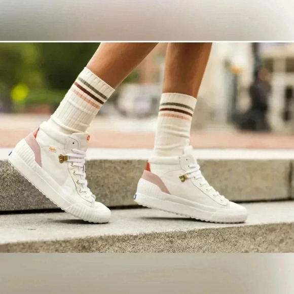 Keds SZ 11 White leather Demi mid TRX - Picture 1 of 10